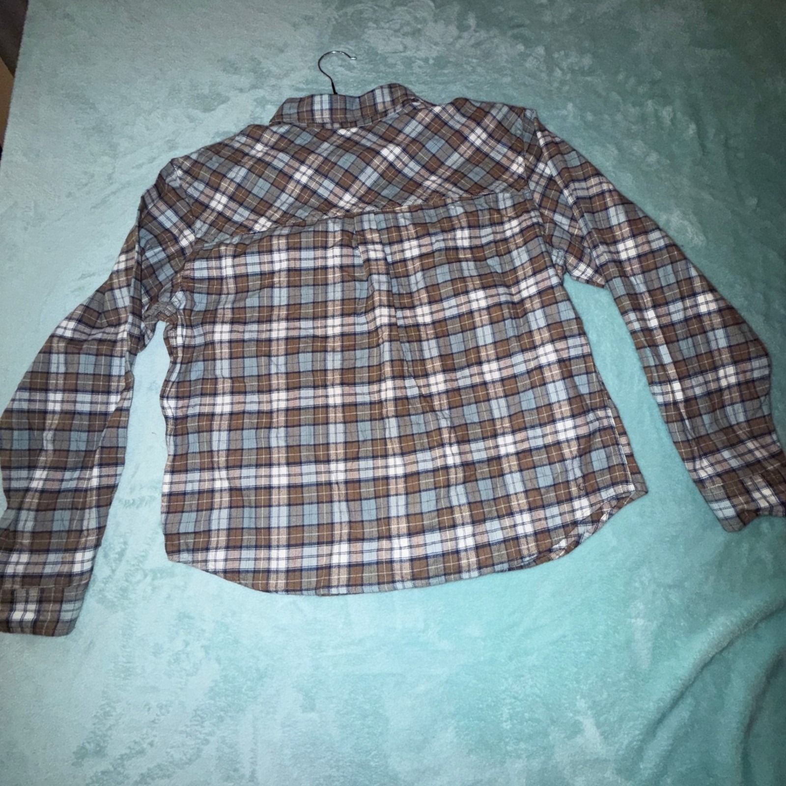 Alpine Design Womens Midweight Flannel Brown Fall River Plaid Size L Nwt — image 6 of 6